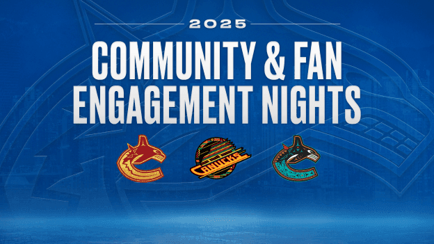 Vancouver Canucks Announce 2024.25 Second Half Community & Fan Engagement Nights