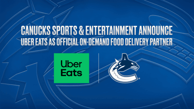 Canucks Sports & Entertainment Announce Partnership with Uber Eats