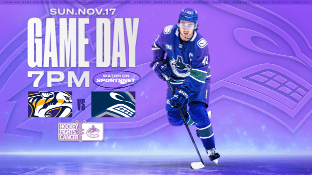 Game Notes: Canucks vs. Predators
