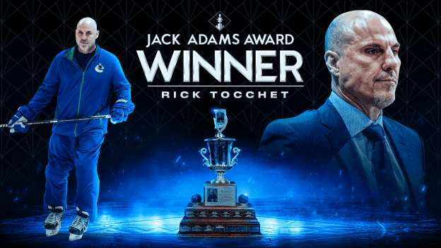 RICK TOCCHET NAMED 2023.24 JACK ADAMS AWARD WINNER